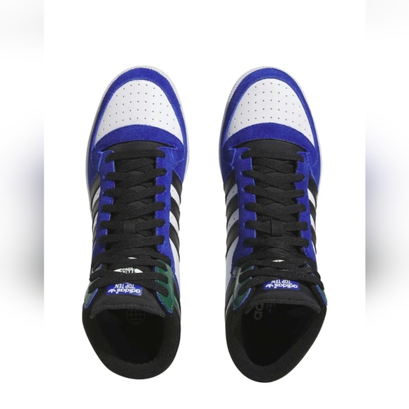 NEW ADIDAS ORIGINALS TOP TEN RB "LUCID BLUE GREEN" MEN'S SHOES US 10 - Picture 5 of 10